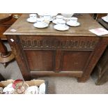 Oak blanket box