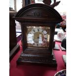 Oak mantle clock