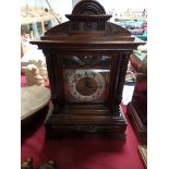 Oak mantle clock