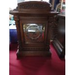 Oak mantle clock