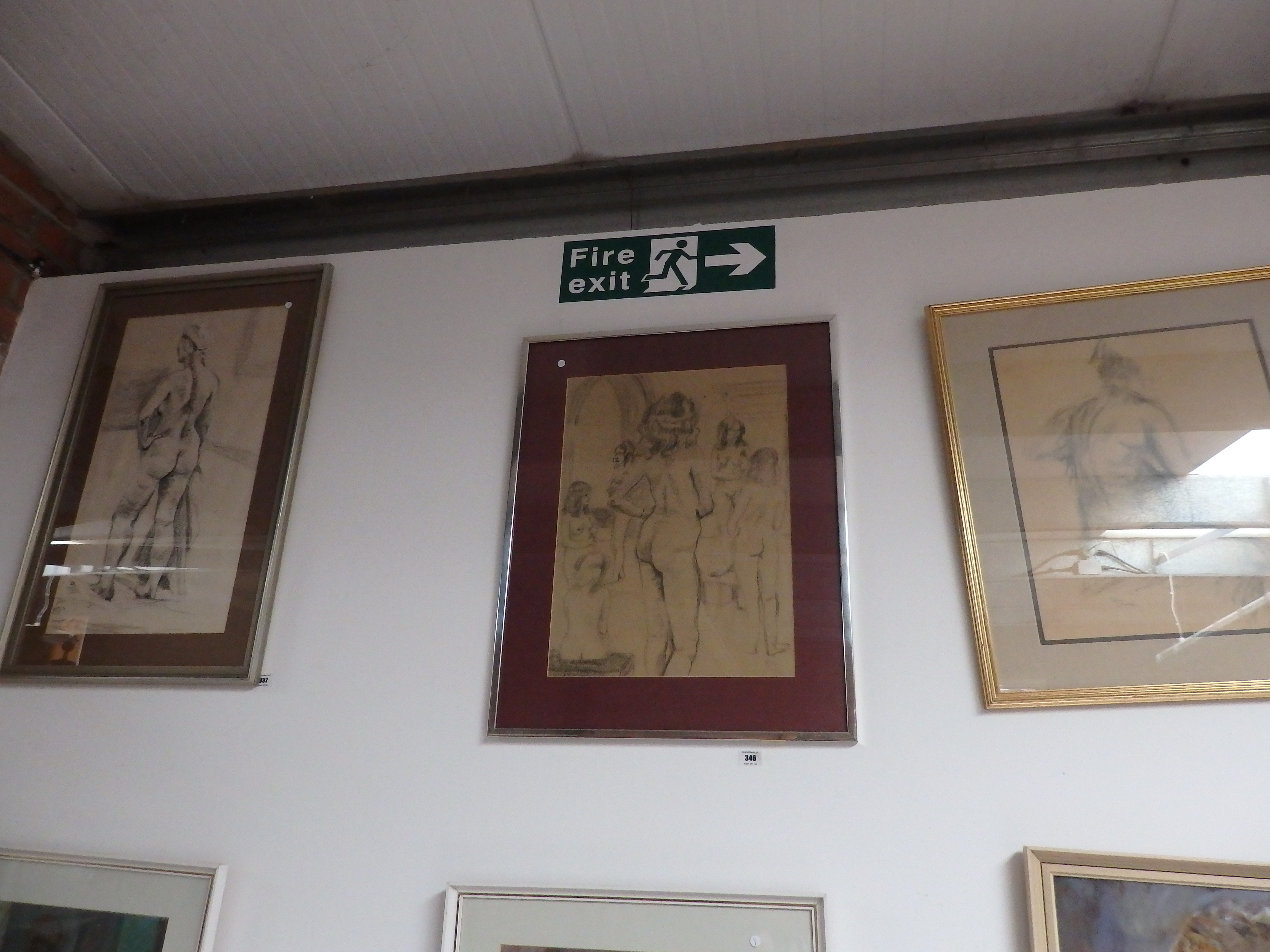 2 sketches by Enid Williams and 1 by John Clare