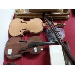 2 Violins, 6 bows etc