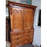 Victorian linen press