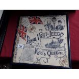 Royal visit to Leeds napkin