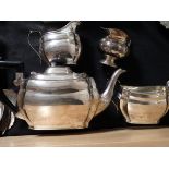 Silver 4 piece tea set (1265g)