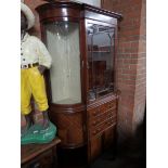 Mahogany display cabinet