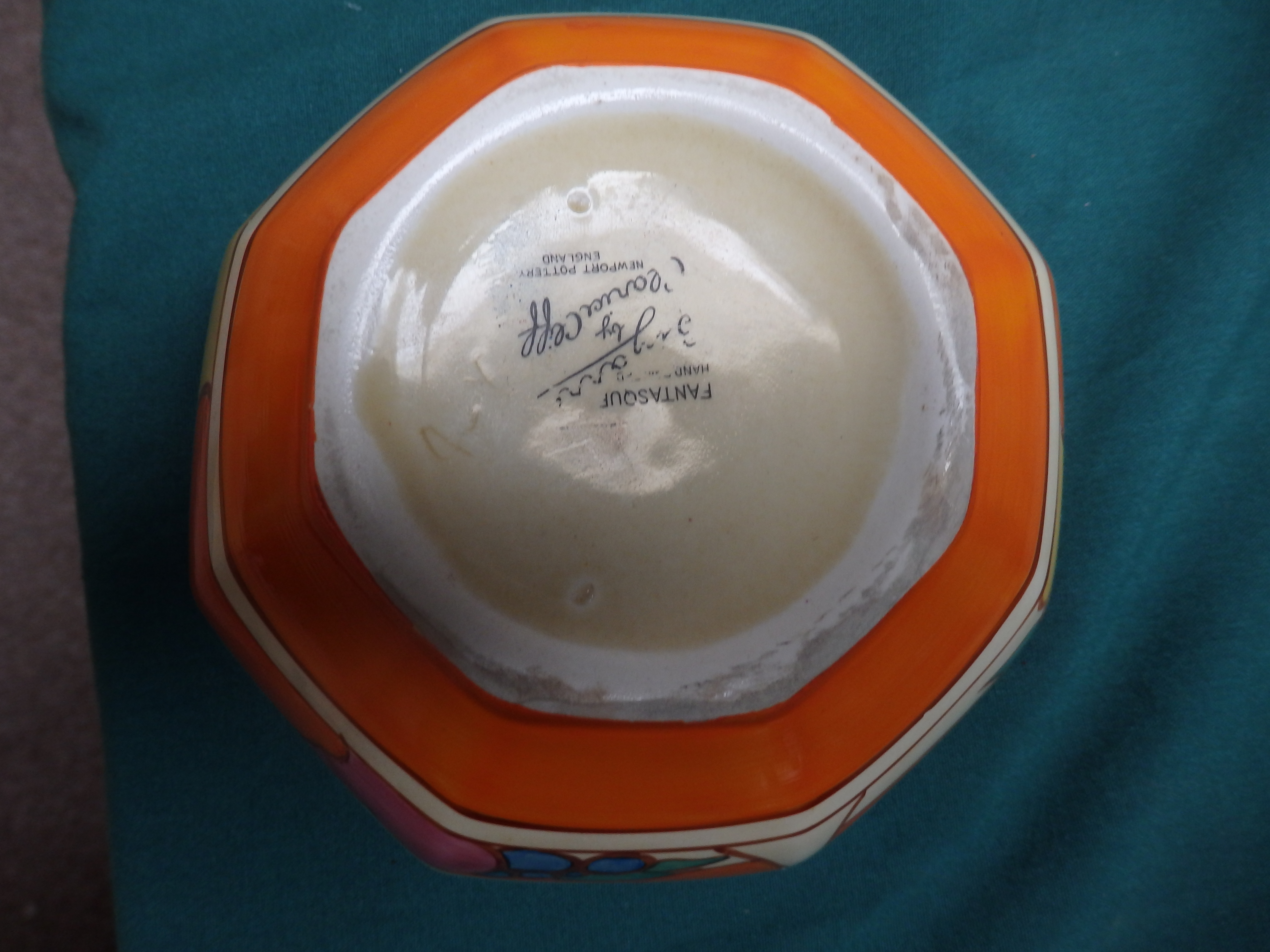 6" Clarice Cliff bowl - Image 4 of 4