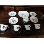 Kent bone china musical theme tea set