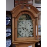 Pine Grandfather clock