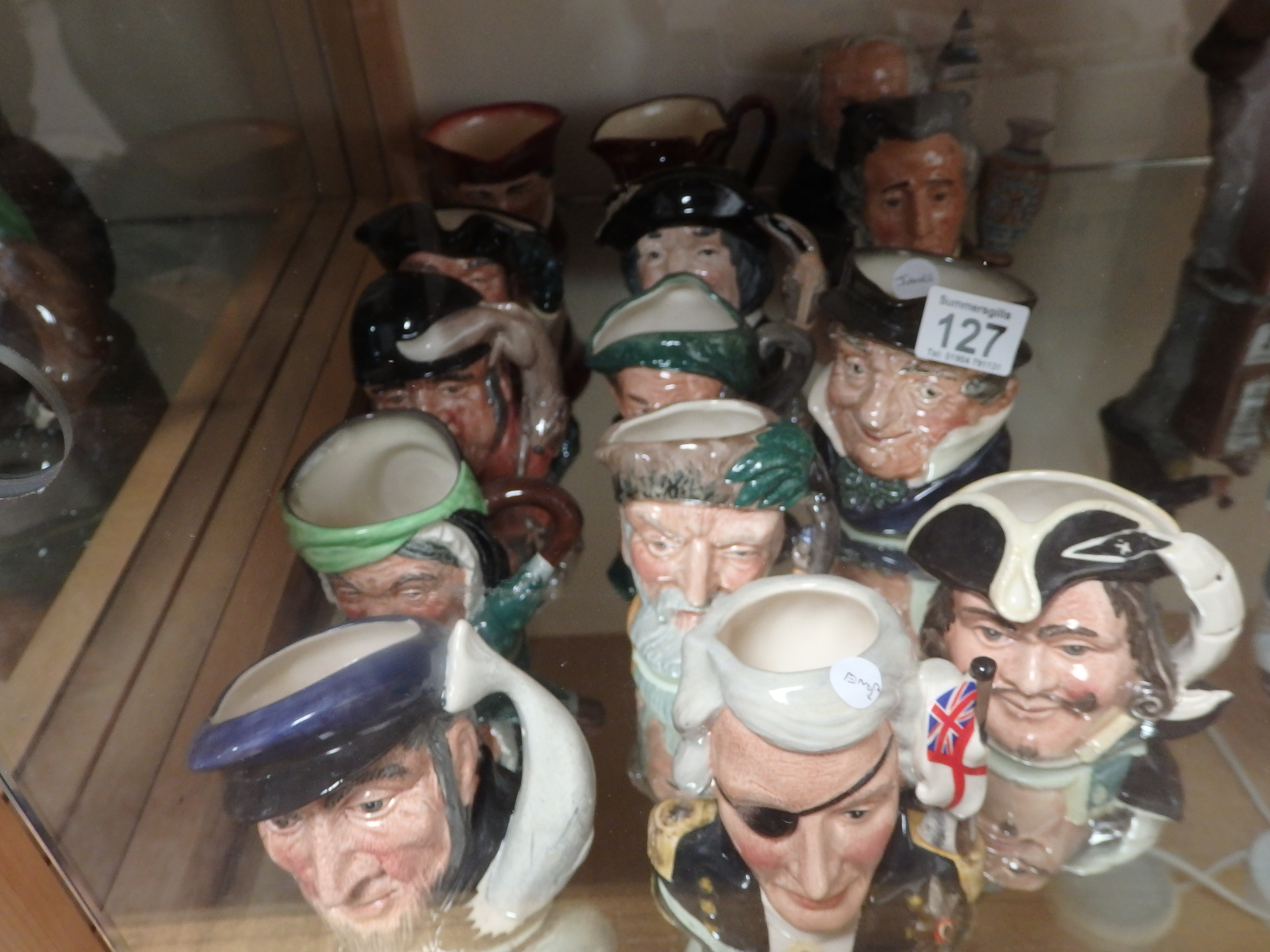 14 Royal Doulton Character jugs