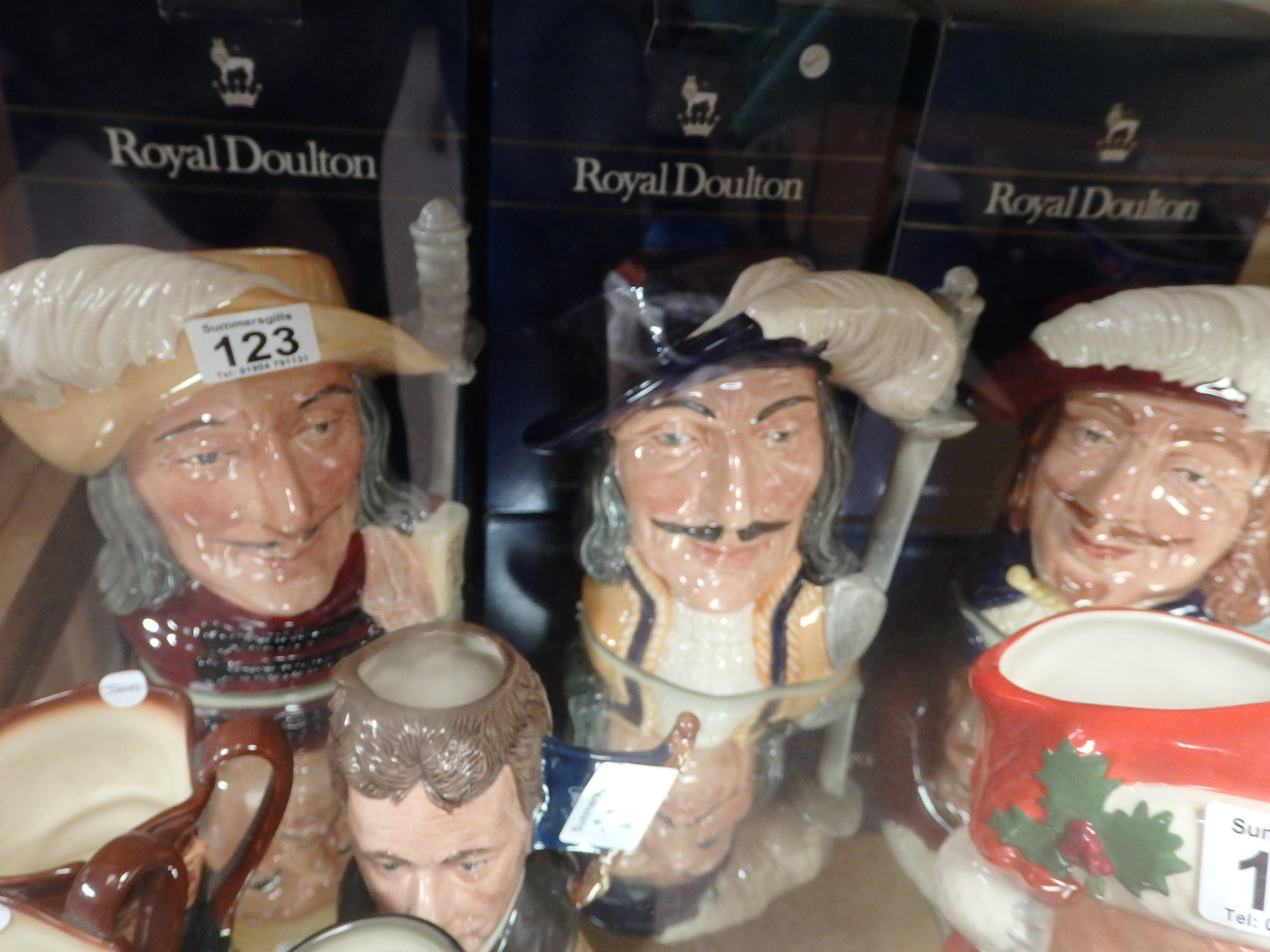 3 Royal Doulton Character jugs