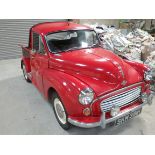 Austin morris pickup in red reg. SKM 381H with all paperwork and fully roadworthy