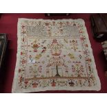 mary ruston 1826 sampler