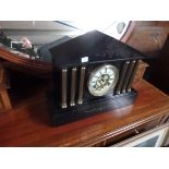 slate mantle clock