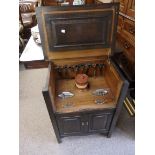 Smokers cabinet with contents