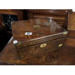 mahogany writing box