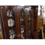 victorian gothic style display cabinet
