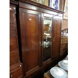 victorian mah triple wardrobe (H 80 x W 60 with drawers