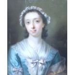 HENRY ROBERT MORLAND, 1716 - 1797, PASTEL PORTRAIT Of Mary Tweedy, 1728 - 1784, as a young woman