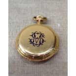 LEMOINE FILS, PARIS An early 20th Century pocket watch, having a cream dial with gold hands and