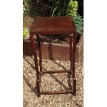 A LATE CHINESE ROSEWOOD OCCASIONAL TABLE