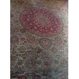 A MID 20TH CENTURY AXMINSTER RUG   Of carpet proportions and woven with Persian designs. (456cm x