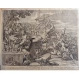 PETRUS AQUILA AFTER CYRUS FERRUS, A 17TH CENTURY ITALIAN BLACK AND WHITE ENGRAVING  'Em.mo