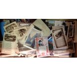 A LARGE COLLECTION OF EARLY 20TH CENTURY AND LATER POSTCARDS Historic views, travel and wartime etc.