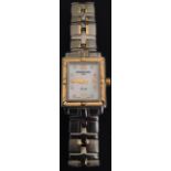 A LADIES' RAYMOND WEIL PARSIFAL WRIST WATCH Having stainless steel and gold plated case on