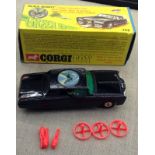 GREEN HORNET, 268, CORGI, A MID 20TH CENTURY 'BLACK BEAUTY' TOY CAR Complete with original yellow