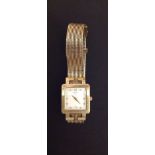 TISSOT, AN 18CT GOLD 1853 LADIES' WRISTWATCH  From around 2002, on a yellow gold strap form