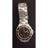 OMEGA SEAMASTER PROFESSIONAL AUTOMATIC 200M, A GENTLEMEN'S STAINLESS STEEL WRISTWATCH Having a black