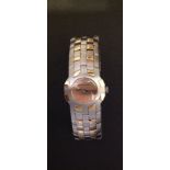 MAURICE LACROIX, INTUITION, A STAINLESS STEEL AND 18CT GOLD PLATED LADIES' WRISTWATCH Having a