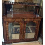 W.C. WILKINSON LUDGATE HILL, A REGENCY ROSEWOOD CHIFFONIER  With a pierced gallery, above a mirrored