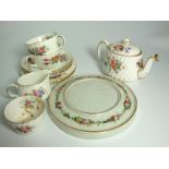 Minton Breakfast Set and a Coalport Kettle Stand.