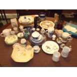 Large assortment of Pottery and Porcelain etc (3 boxes).