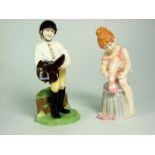 2 Royal Worcester Boys and Girls Come Out to Play Figures – First Prize and Ballet.