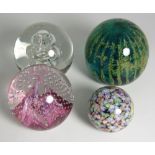 4 Caithness and other Glass Paperweights.