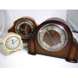 3 Mantel Clocks.