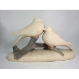 Pair of Sevres Doves.