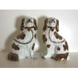 Pair of Stafforshire Wally Dogs (10”).