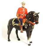 Beswick Canadian Mountie (black horse).