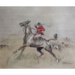 TOM CARR – ‘Riot’. Limited Edition Drypoint Etching (3/75). Signed (10” x 11¾”). £150/200