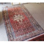 Persian Style Patterned Rug (92” x 54”). £200/300