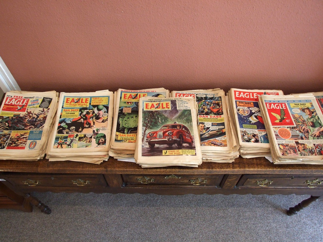 Large quantity of Eagle Comics (nearly or full years) 1958-1966. £40/60