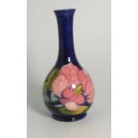 Moorcroft Bottle Shaped Vase – 8½” high. £70/100