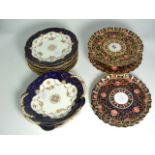 17 pieces of Coalport and Spode Dessert Service Ware. £60/80