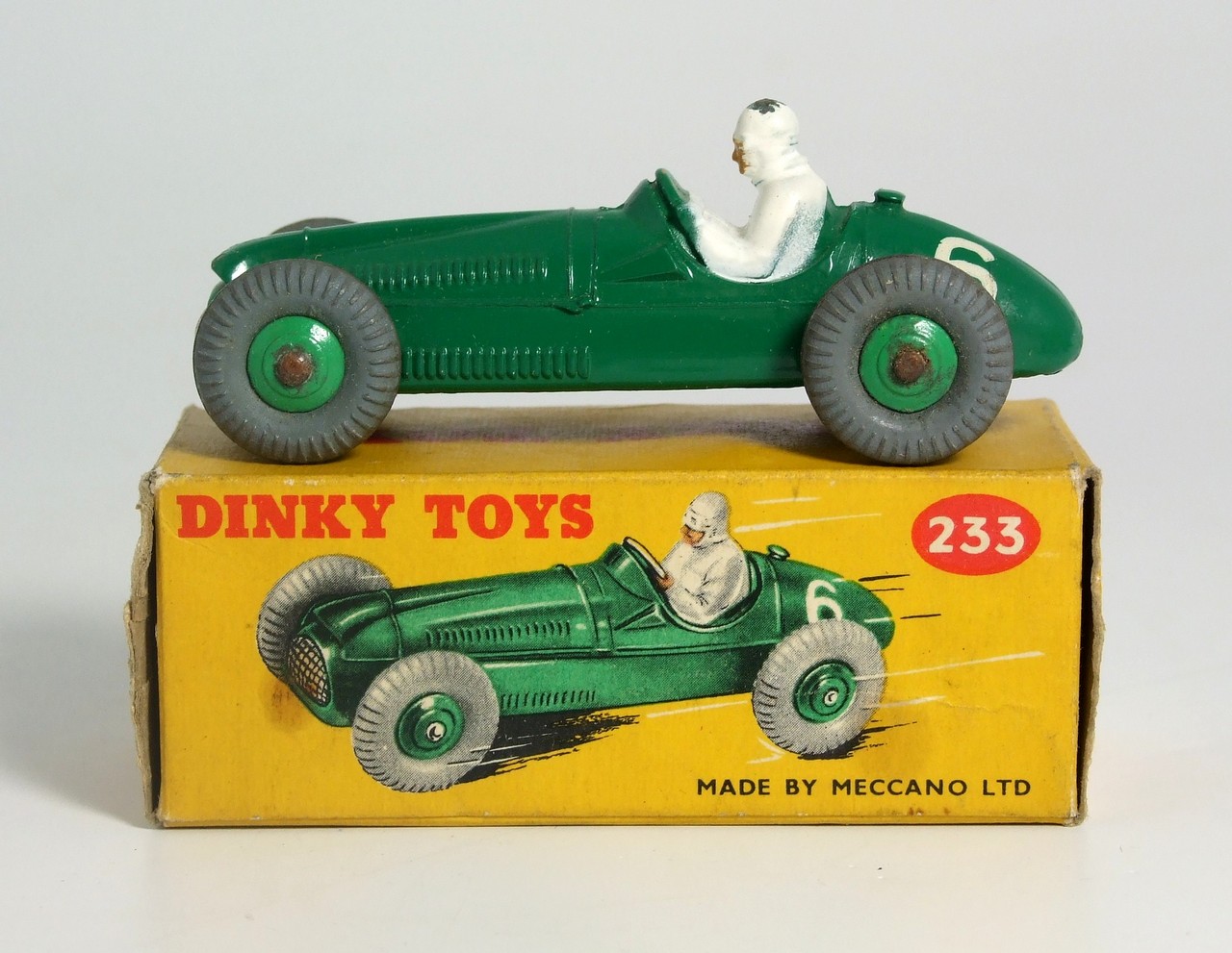 Dinky Cooper – Bristol Racing Car No.233 with Original Box (condition of box – good, vehicle –