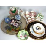 41 pieces of assorted Porcelain and China incl. Royal Vienna, Wedgwood and 6 Place Staffordshire