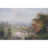 W EGGINTON – Autumn Afternoon, Chudleigh. Watercolour. Signed (14” x 21”). £100/150
